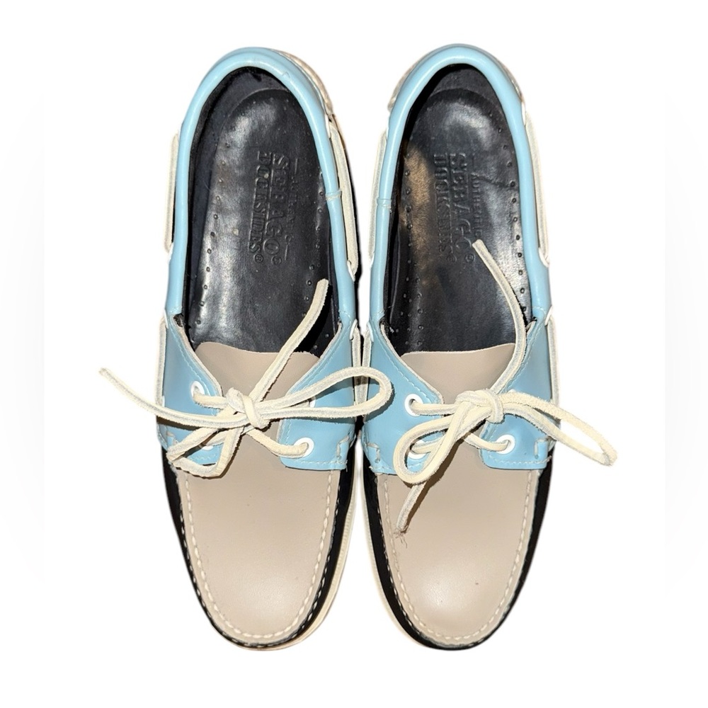 Sebago Spinnaker Boat shoes with Leather Upper and Classic Design Men’s Size 8.5 - Picture 6 of 9